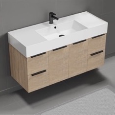 48 inch Floating Bathroom Vanity, Modern